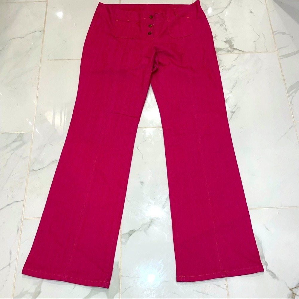 Pink boot cut Jean